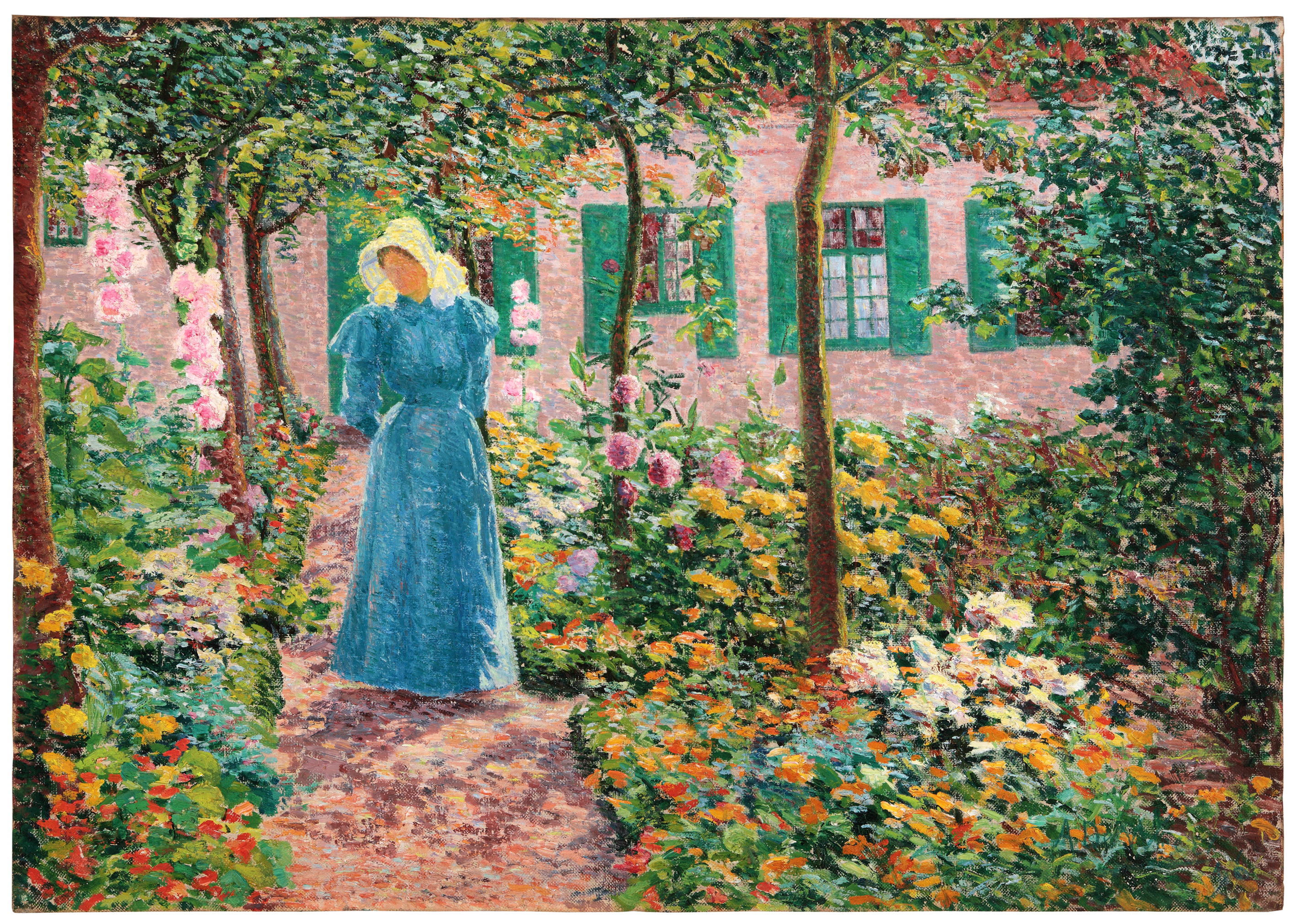 Summer Light in the Flower Garden